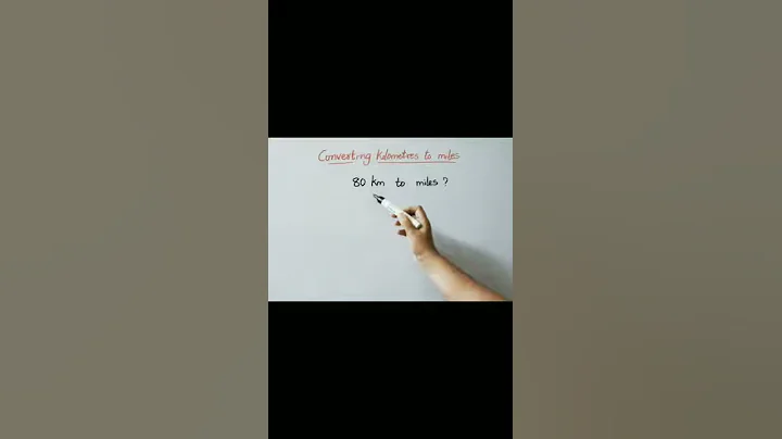 Converting kilometres to miles