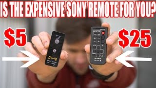 OEM Sony Remote Control Originally Shipped With: STR-DN840, STRDN840 Should You Buy The SONY Brand Camera Remote? or one of the cheap ones...