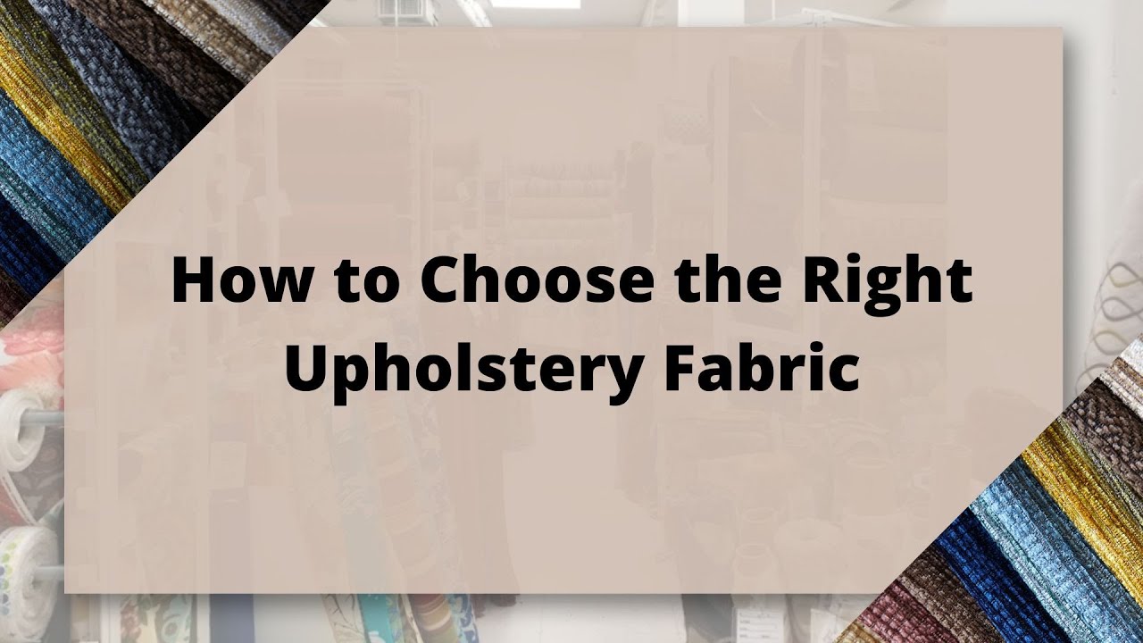 How To Choose The Best Upholstery Fabric - House Of Hipsters