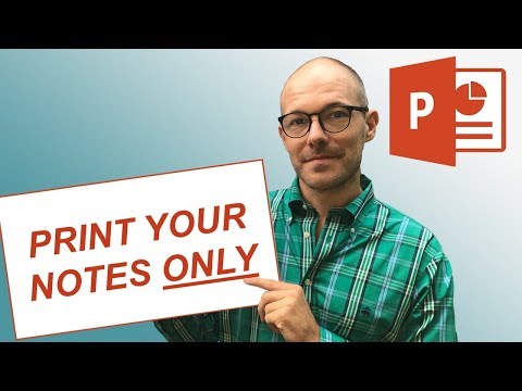 Print PowerPoint Notes Only (Solved)