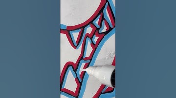 One drawing in ☢️4 styles☢️ pt.4. Glitch effect #posca