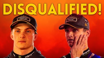 Norris and Piastri DISQUALIFIED at the 2025 LAS VEGAS F1!