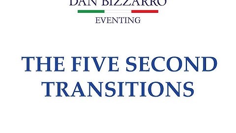 The 5 second transitions