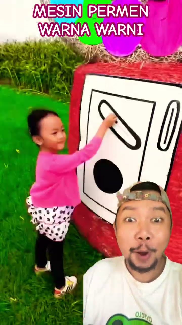 MESIN PERMEN WARNA WARNI!!!??#shortsfeed #family #cute #halloween #shorts