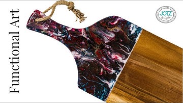 Decorate a cheese board with resin | Faux Rizzle | Charcuterie board | Le Rez Expressions | DIY