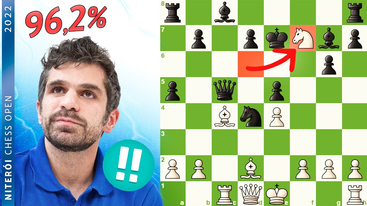 Krikor BRILHANTE no Niterói Chess Open - Krikor Mekhitarian Vs Pedro  Vinicius 