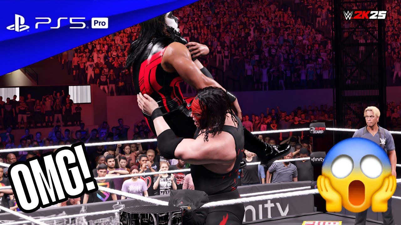 WWE 2K25 - Kane vs. Tala Tonga No Holds Barred Match at WrestleMania 42 | PS5 Pro [4K60 HDR]