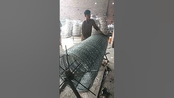 making process of Razor Wire #razorwire #making #wireworks #shorts #shortfeed