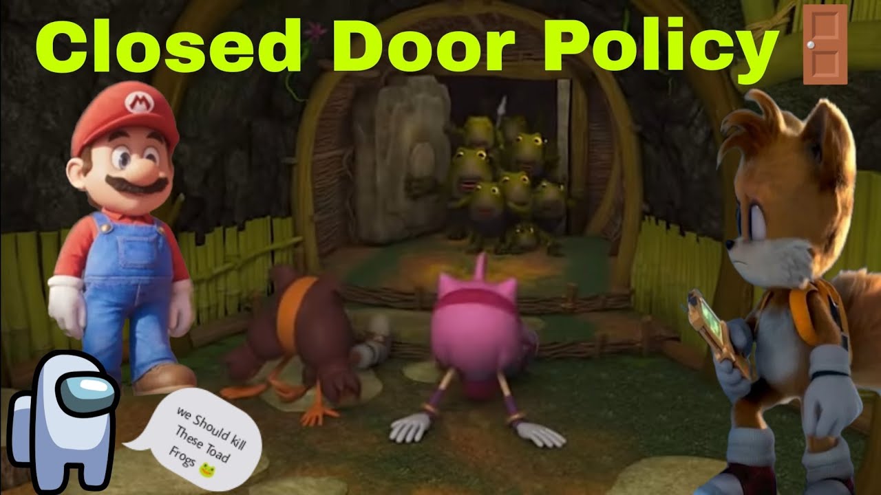 Mario Reacting To Sonic Boom Season 1 Episode 5 / Closed Door Policy ...