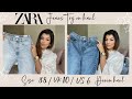 ZARA JEANS TRY ON HAUL | DENIMS SIZE 38/ UK10/ US6 | NEW IN ZARA JEANS