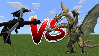 Ender Dragon vs King Ghidorah - Minecraft vs Godzilla