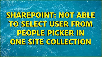 Sharepoint: Not able to select user from people picker in one site collection (2 Solutions!!)