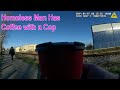 Homeless Man has Coffee with a Cop