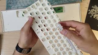 Apple keyboard A1048 assemble after cleaning собираем клавиатуру после чистки