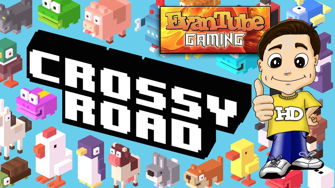 CROSSY ROAD GAMEPLAY (Chicken Crossing The Street Game For Kids