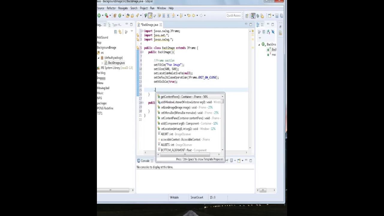 How to Add a Background Image in Java Eclipse (Check description for ...