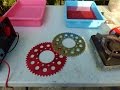 aprilia RS125 Rear Sprocket Anodizing