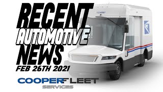 Recent Automotive News - New USPS delivery vehicles, Major suppy issues in Auto Manufacturering
