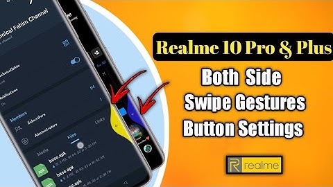Realme 10 Pro & Plus Both Side Swipe Gestures Enable|Realme 10 Pro & Plus Gestures Button Settings