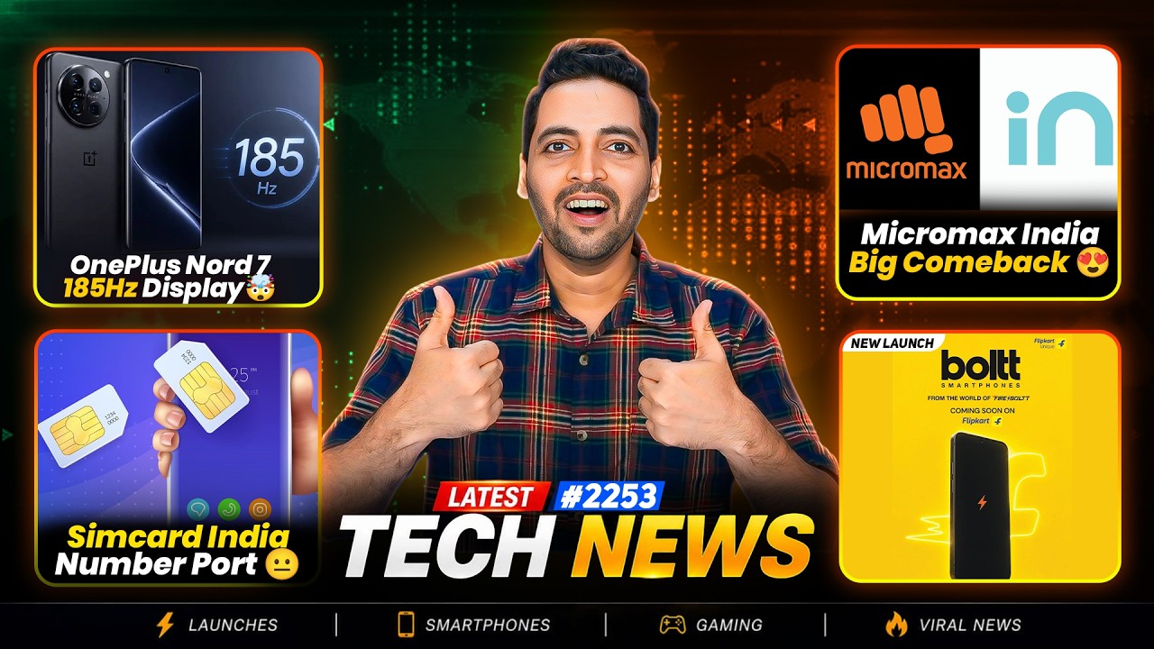 OnePlus Nord 7 185Hz😍,Sim Card Port😱,Fireboltt Phone India😐,iPhone 18 Sad News,Micromax Comeback?