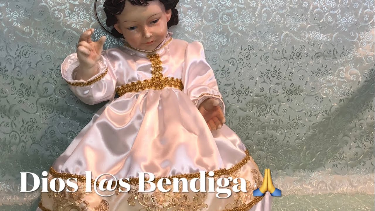 Como Hacer el Ropon O vestido para Niño Dios