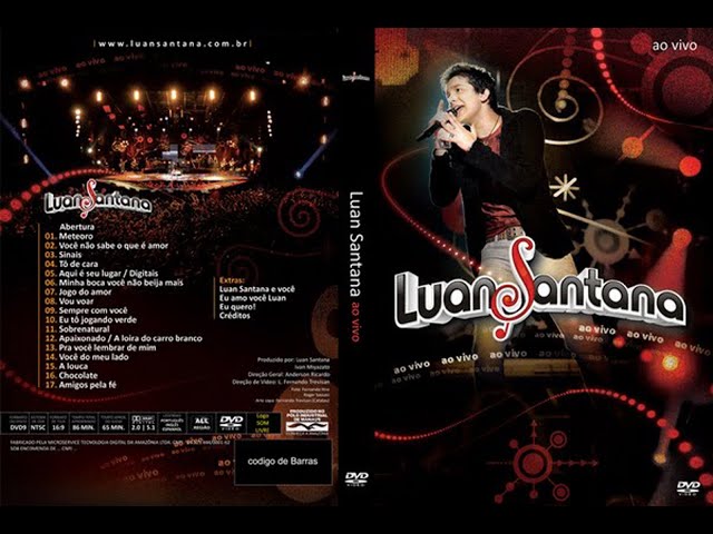 Luan Santana: Ao Vivo. 2009. Brazilian Country Singer. Portuguese. All  Region