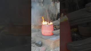 Process Of Forming An Iron Cup