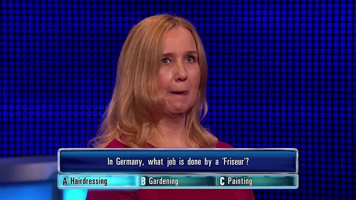 Diane Gets Her Friseur Question Right | The Chase