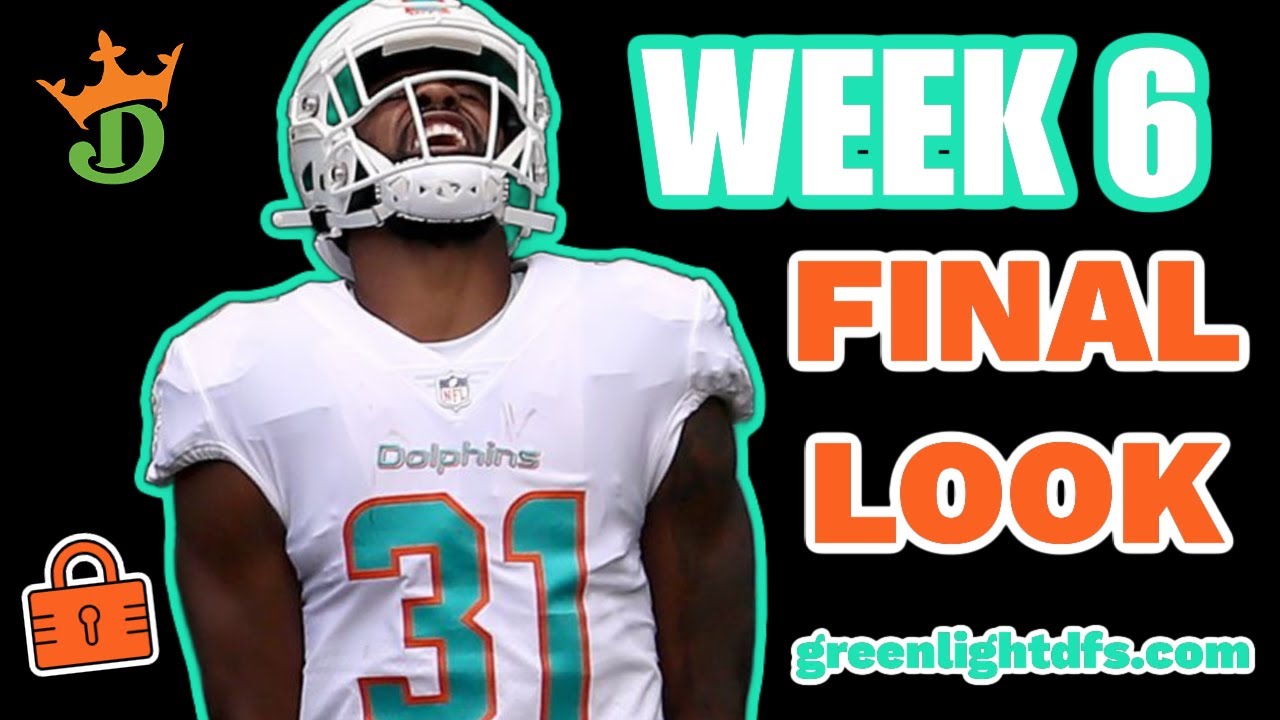 WEEK 6 NFL DRAFTKINGS PICKS FINAL LOOK YouTube week-6-nfl-draftkings-picks-final-look-youtube