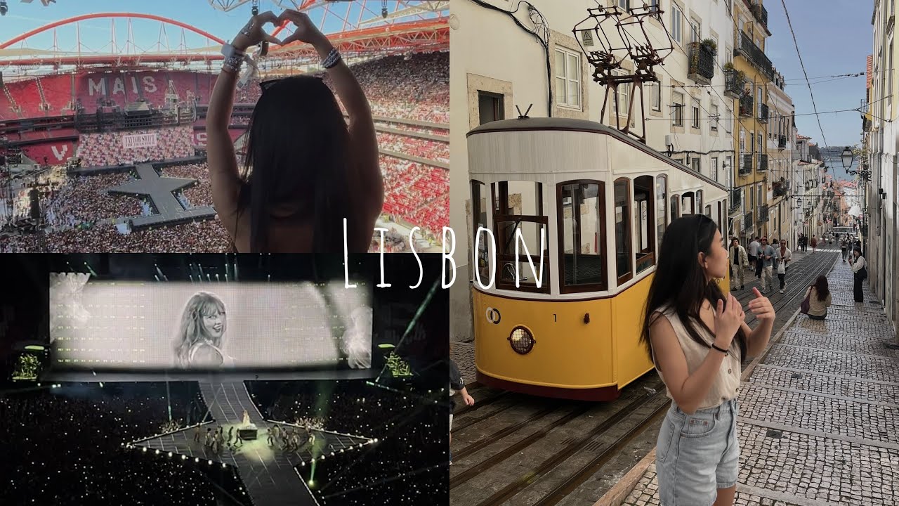 exploring lisbon + taylor swift: the eras tour n2 🪩 - YouTube