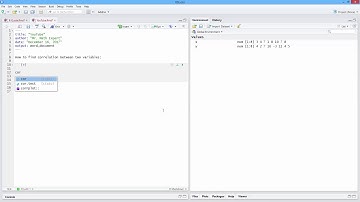 How to Find Correlation Between Two Variables in R. [HD]
