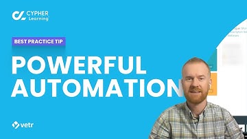 VETR, CYPHER LMS tips, Powerful automation