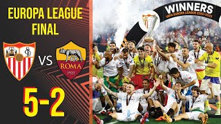 Europa League Final- Sevilla vs Roma 1-1 [PEN 4-1] roma vs sevilla final | M\&R FOOTBALL KINGS