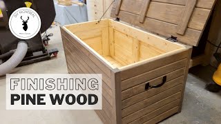 How to finish PINE wood furniture FAST. No SMELL. // DIY woodworking by DIY Montreal 59,375 views 2 years ago 17 minutes