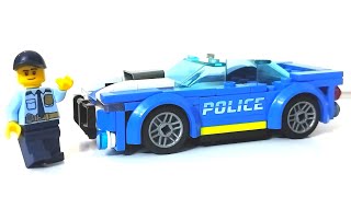 Stop Motion Lego City (60312) Police Car real-time build