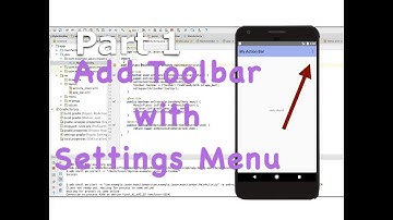 Add a Custom ActionBar (Toolbar) - Android Studio Tutorial (Part 1)