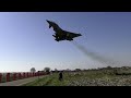 Awesome Sounding RAF Typhoons Powering Up