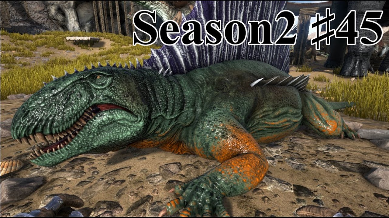 45 Ark Isl S2 ディメトロドンをテイム Pc版公式pve Ark Survival Evolved Youtube