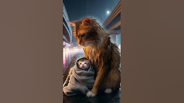 "Forgotten By The World" #shorts #sad #emotional #catlover #aiart #viralvideo