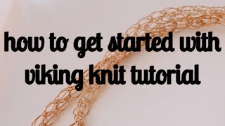 how to get started on basic viking knit with a lazee daizee