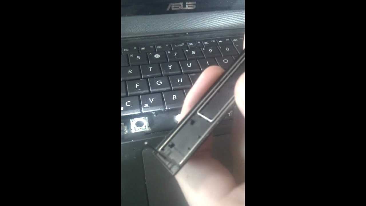 Remove and replace space bar key on Asus N53Jq laptop ...