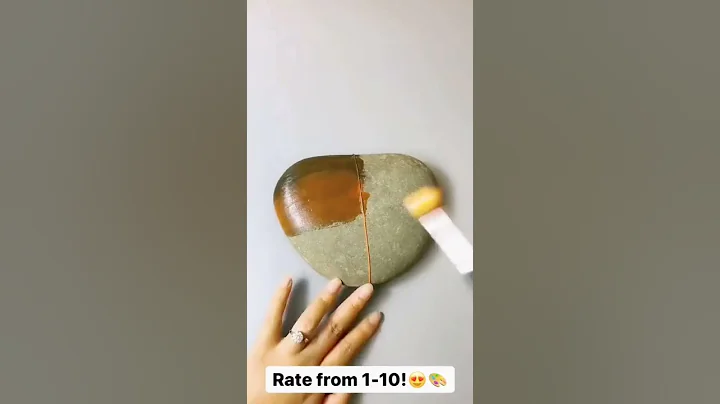 make beautiful stone 🪨 painting 🎨🖌️ #shorts #viral #youtubeshorts #video #art #stoneart