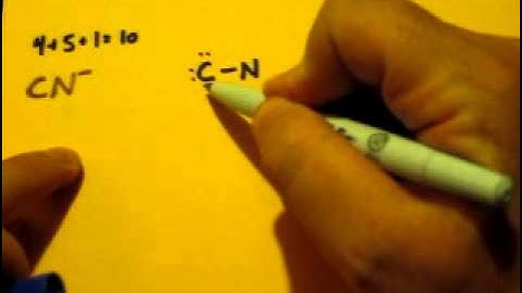 Lewis Dot Structure of CN- (Cyanide Ion)