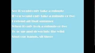 A Minute or Two - Cider Sky (Lyrics) chords