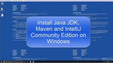 DEPRECATED - new video link in description - How to install Java JDK 1.8, Maven, Intellij on Windows