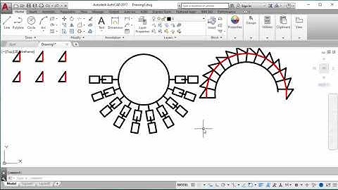 AutoCAD Dersleri 15: Array, Lenghten, Explode, Break, Align