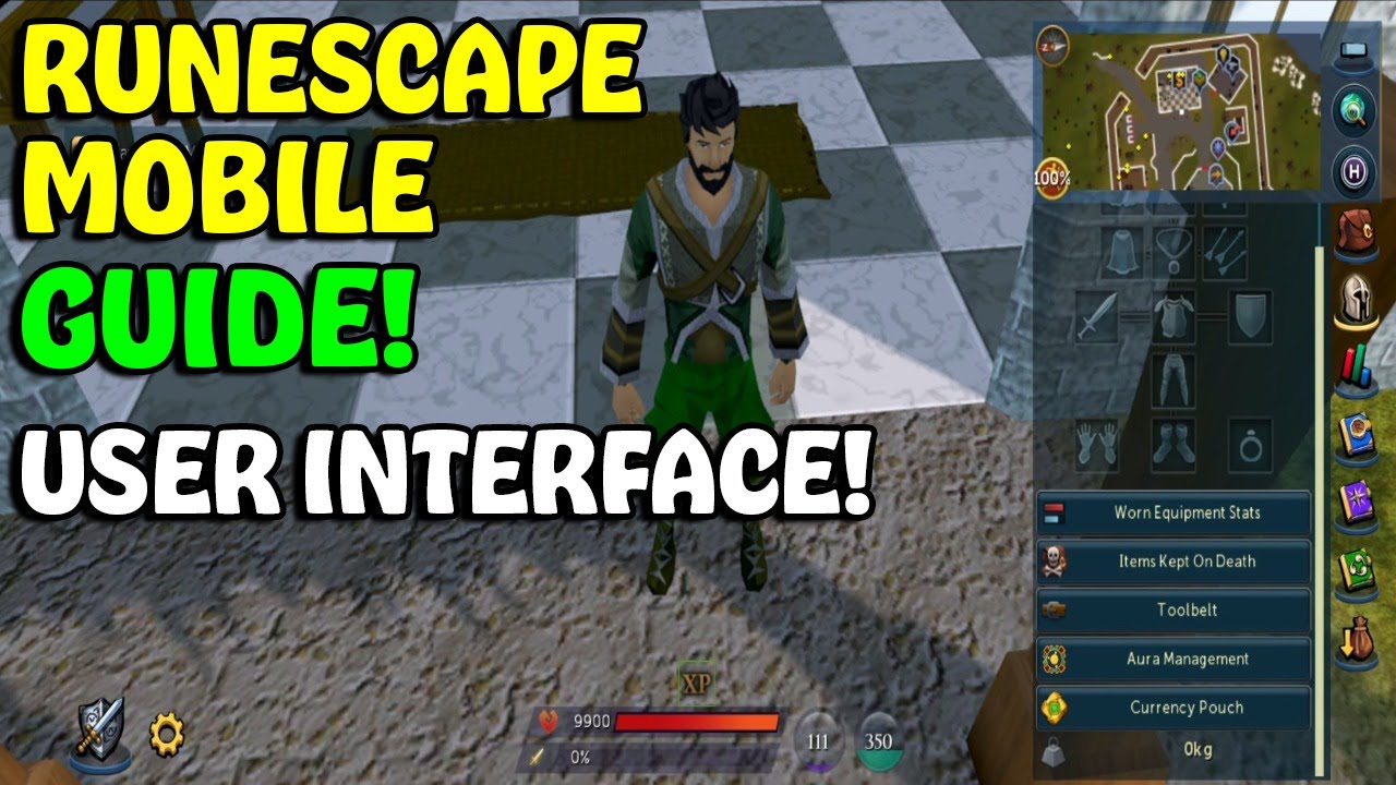 RuneScape 3 MOBILE User Interface Guide! (UI)  Beginner Friendly & In Depth! (2021)