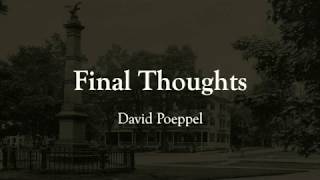 Final Thoughts: David Poeppel Wealth