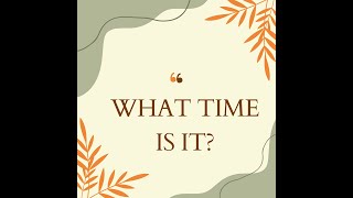 What Time Is It? | From 12:00 To 12:55