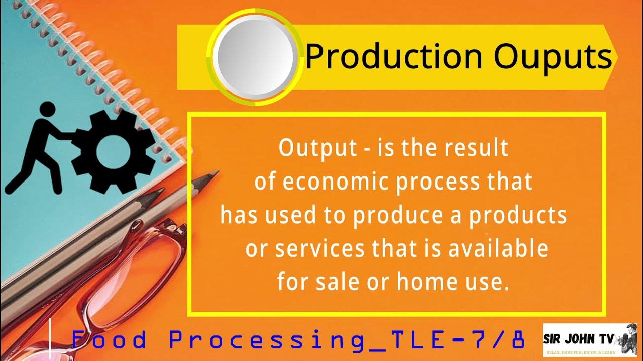 Calculate the Production Inputs and Output - YouTube